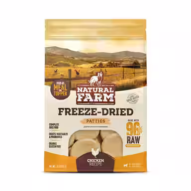 Natural Farm Chicken Patties Grain-Free Freeze-Dried