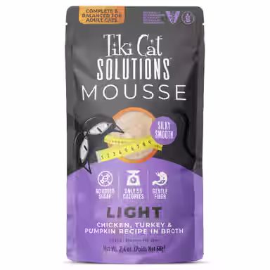 Tiki Cat Solutions Function Formula Light Chicken, Turkey & Pumpkin Recipe in Broth
