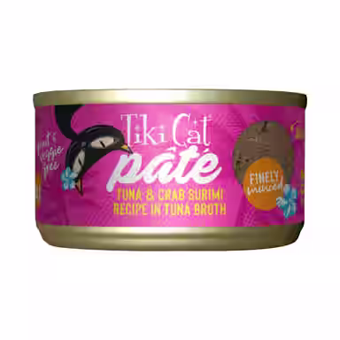 Tiki Cat Grill Tuna & Crab Surimi Recipe in Tuna Broth Grain-Free Pate