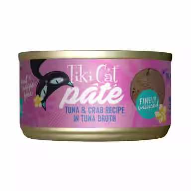 Tiki Cat Grill Tuna & Crab Recipe in Tuna Broth Grain-Free Pate