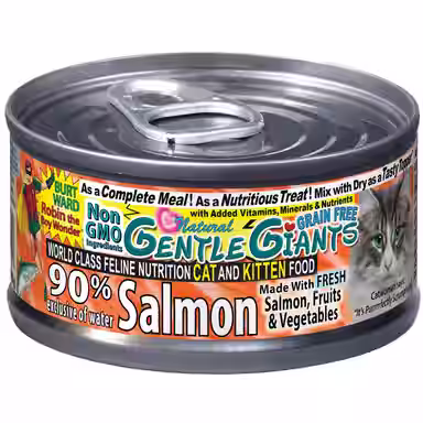 Gentle Giants Natural Non-GMO Salmon Grain-Free Cat &