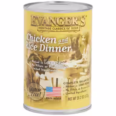Evanger's Chicken & Rice Dinner Gluten-Free