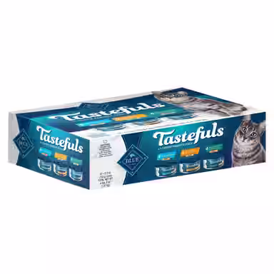 Blue Buffalo Tastefuls Chicken, Turkey & Chicken & Ocean Fish & Tuna Entrées Variety Pack Pate