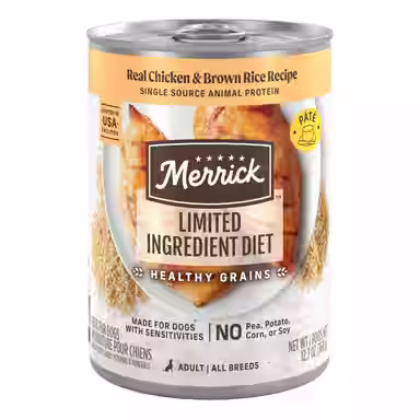 Merrick Limited Ingredient Diet Chicken & Brown Rice Recipe