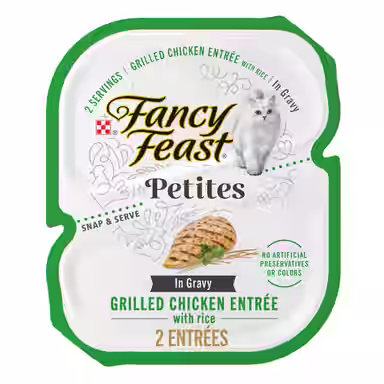 Fancy Feast Petites In Gravy Grilled Chicken with Rice Entree
