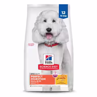 Hill's Science Diet Senior Adult 7+ Perfect Digestion Small Bites Chicken