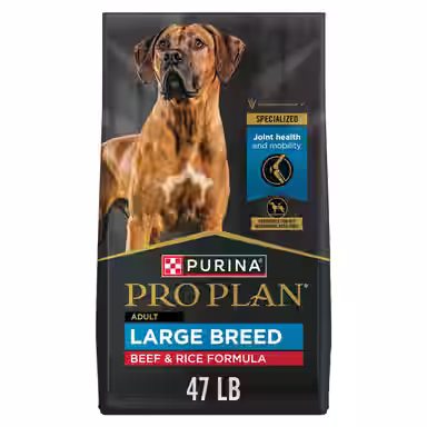Purina Pro Plan Specialized Beef & Rice Formula High Protein Large Breed