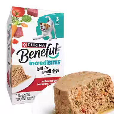 Purina Beneful Incredibites with Real Beef Recipe Pate Small Breed