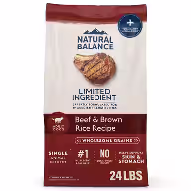 Natural Balance Limited Ingredient Beef & Brown Rice Recipe
