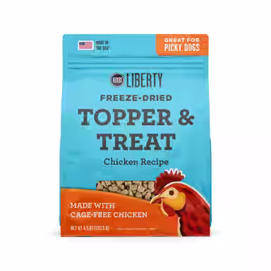 BIXBI Liberty Chicken Recipe Freeze-Dried Dog Topper & Treat