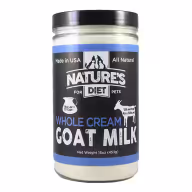 Nature's Diet Whole Cream Goat Milk