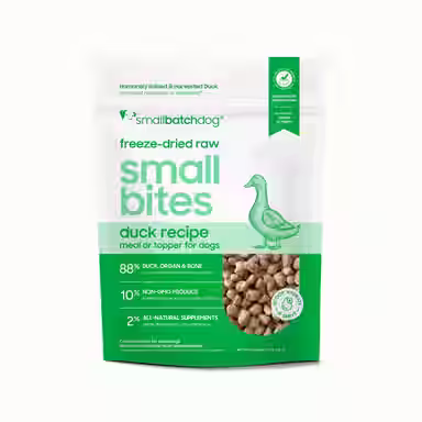 Smallbatch Pets Freeze-Dried Duck Small Bites