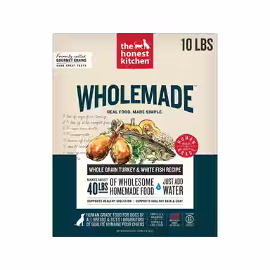 The Honest Kitchen Human Grade Wholemade Whole Grain Turkey & White Fish Dehydrated