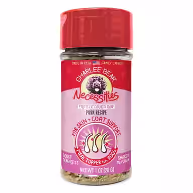 Charlee Bear Necessities Freeze-Dried Pork Recipe Skin & Coat Support