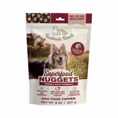 Badlands Ranch Superfood Nuggets Bison & Kale Freeze-Dried