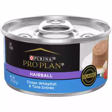 Purina Pro Plan Hairball Control Ocean Whitefish & Tuna Entrée Pate