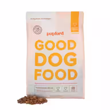 Pupford Good Dog Food Kibble Chicken Recipe High Protein Freeze-Dried
