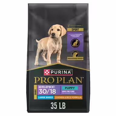 Purina Pro Plan Sport Development Large Breed High-Protein 30/18 Chicken & Rice Formula
