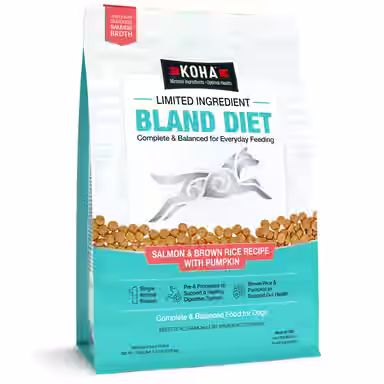 KOHA Sensitive Stomach Limited Ingredient Bland Diet Salmon, Brown Rice & Pumpkin Dry Dog Food Food