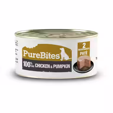 PureBites Dog Pates Chicken & Pumpkin Food Topping