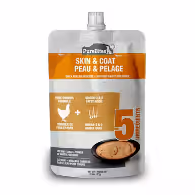 PureBites Plus Squeezables- Skin & Coat
