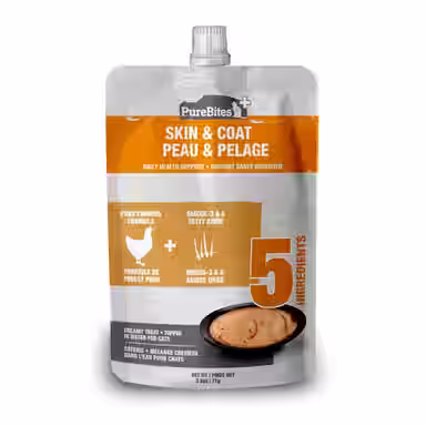 PureBites Plus Squeezables- Skin & Coat