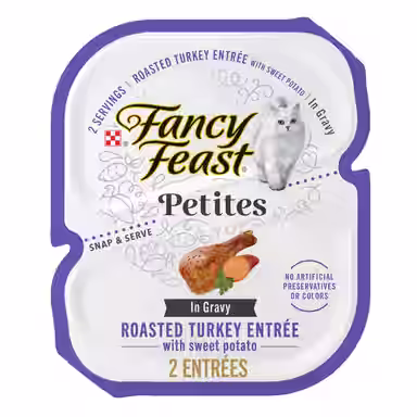 Fancy Feast Gourmet Gravy Petites Turkey & Sweet Potato Entree