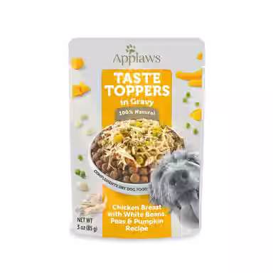Applaws Taste Toppers Chicken, Peas, Pumpkin & White Beans in Gravy