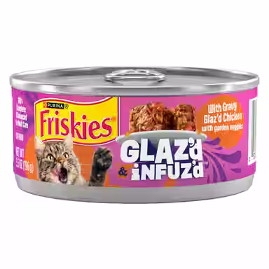 Friskies Glaz’d & Infuz’d with Gravy Glaz’d Chicken