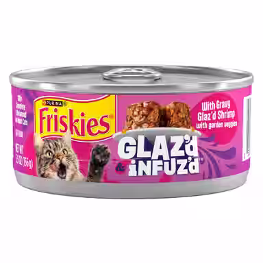 Friskies Glaz’d & Infuz’d with Gravy Glaz’d Shrimp Flavored