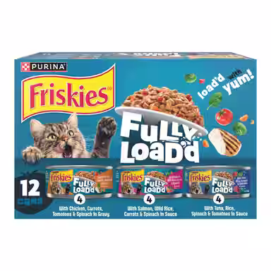 Friskies Fully Load’d Chicken, Salmon, & Tuna Variety Pack
