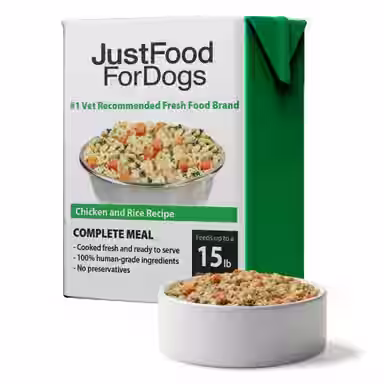 JustFoodForDogs Pantry Fresh Chicken & White Rice Fresh