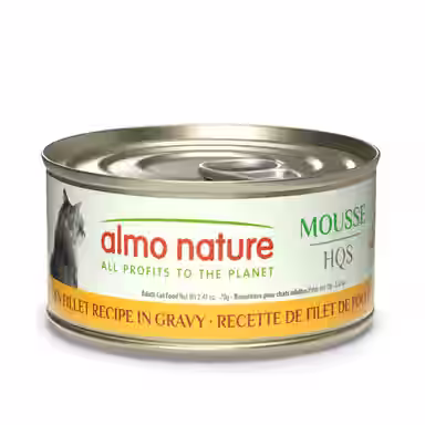 Almo Nature HQS Mousse Chicken Fillet Recipe in Gravy