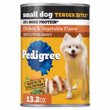 Pedigree Tender Bites in Gravy, Chicken & Vegetable Flavor