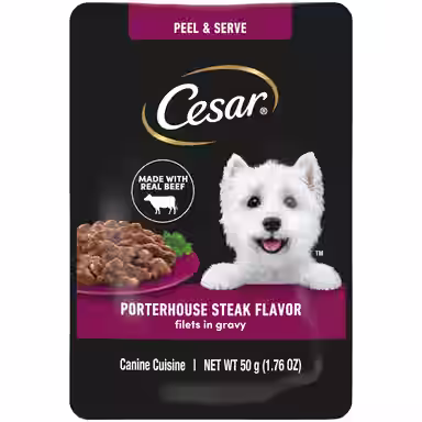 Cesar Filets in Gravy Porterhouse Steak Flavor