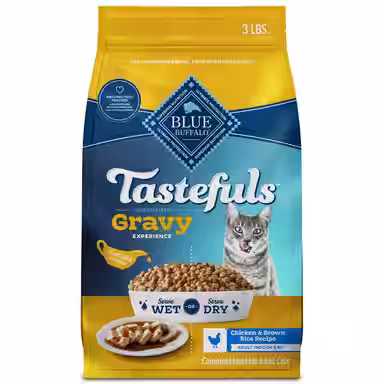 Blue Buffalo Tastefuls Irresistible Gravy Experience Adult Indoor Chicken & Brown Rice Recipe