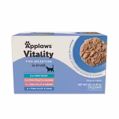 Applaws Vitality Fish Variety Pack Grain-Free Selection in Broth