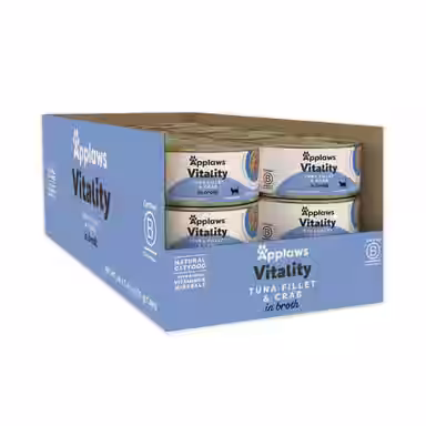 Applaws Vitality Tuna Fillet & Crab Grain-Free Bits in Broth