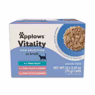 Applaws Vitality Fish Variety Pack Grain-Free Selection in Broth