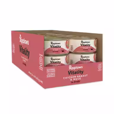 Applaws Vitality Chicken Breast & Duck Grain-Free Bits in Broth