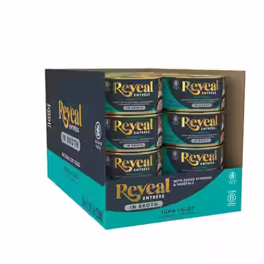 Reveal Entrees Tuna Fillet Grain-Free Bits in Broth