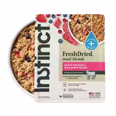 Instinct FreshDried Meal Blends Grain-Free Raw Beef & Wild Berries Blend Freeze-Dried