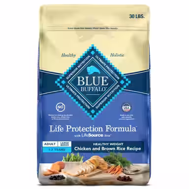Blue Buffalo Life Protection Formula Healthy Weight Large Breed Adult Weight-Control Chicken & Brown Rice Recipe