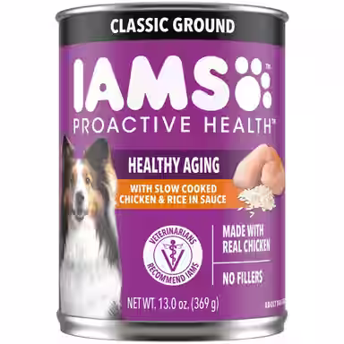 Iams ProActive Health Classic Ground with Slow Cooked Chicken & Rice Healthy Aging