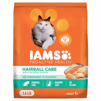Iams ProActive Health Adult Hairball Care with Chicken & Salmon