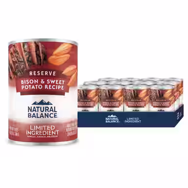 Natural Balance Limited Ingredient Reserve Bison & Sweet Potato Recipe