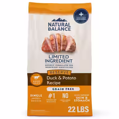 Natural Balance Limited Ingredient Reserve Grain-Free Duck & Potato Recipe