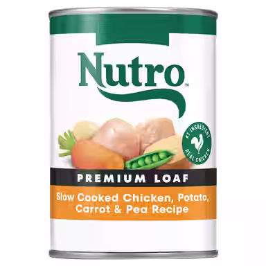 Nutro Grain-Free Premium Loaf Slow Cooked Chicken, Potato, Carrot & Pea Recipe