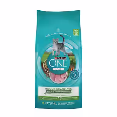 Purina ONE +Plus Indoor Advantage with Real Turkey Weight-Control & Hairball