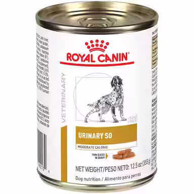Royal Canin Veterinary Diet Adult Urinary SO Moderate Calorie Thin Slices In Gravy